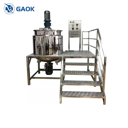 Máquina emulsificante a vácuo